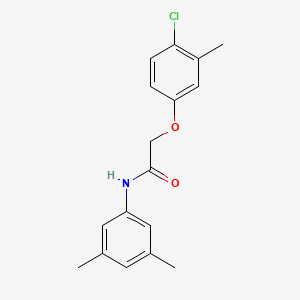 molecular formula C17H18ClNO2 B5775333 2-(4-chloro-3-methylphenoxy)-N-(3,5-dimethylphenyl)acetamide 
