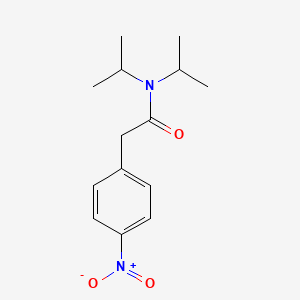 molecular formula C14H20N2O3 B5775414 N,N-diisopropyl-2-(4-nitrophenyl)acetamide 
