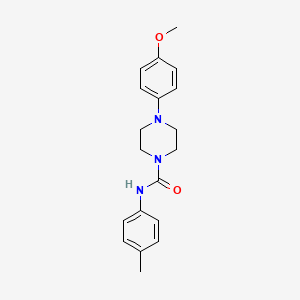 molecular formula C19H23N3O2 B5775460 4-(4-methoxyphenyl)-N-(4-methylphenyl)-1-piperazinecarboxamide 