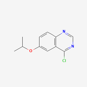 molecular formula C11H11ClN2O B577554 4-氯-6-异丙氧基喹唑啉 CAS No. 1223748-36-4
