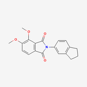 2-(2,3-dihydro-1H-inden-5-yl)-4,5-dimethoxy-1H-isoindole-1,3(2H)-dione