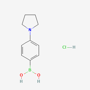 (4-Pyrrolidin-1yl)phenyl boronic acid hydrochloride