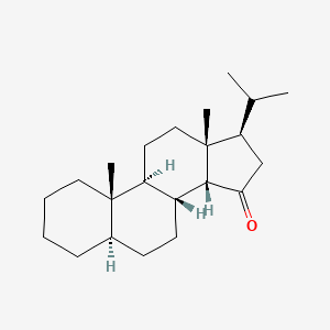 molecular formula C22H36O B577575 (14beta)-20-Methyl-5alpha-pregnan-15-one CAS No. 14111-73-0