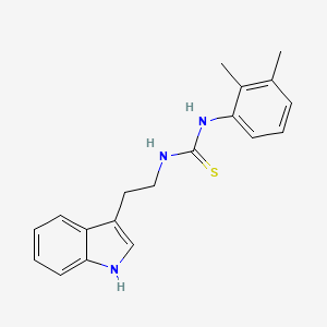 molecular formula C19H21N3S B5775750 N-(2,3-dimethylphenyl)-N'-[2-(1H-indol-3-yl)ethyl]thiourea 