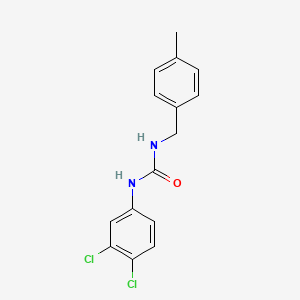 molecular formula C15H14Cl2N2O B5775762 N-(3,4-dichlorophenyl)-N'-(4-methylbenzyl)urea 