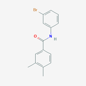 molecular formula C15H14BrNO B5775796 N-(3-bromophenyl)-3,4-dimethylbenzamide 