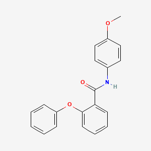 molecular formula C20H17NO3 B5775852 N-(4-methoxyphenyl)-2-phenoxybenzamide CAS No. 349399-98-0