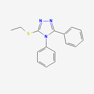 molecular formula C16H15N3S B5775923 3-(ethylthio)-4,5-diphenyl-4H-1,2,4-triazole 