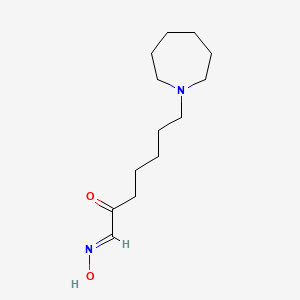 molecular formula C13H24N2O2 B5776033 7-(1-azepanyl)-2-oxoheptanal oxime 