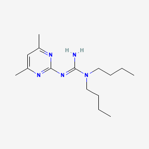 N,N-dibutyl-N'-(4,6-dimethyl-2-pyrimidinyl)guanidine