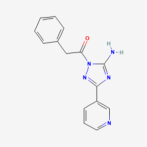 1-(phenylacetyl)-3-(3-pyridinyl)-1H-1,2,4-triazol-5-amine