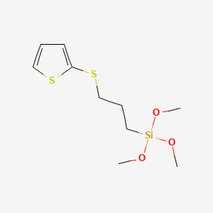 molecular formula C10H18O3S2Si B577620 2-Thienyl[3-(trimethoxysilyl)propyl] sulfide CAS No. 1364140-50-0