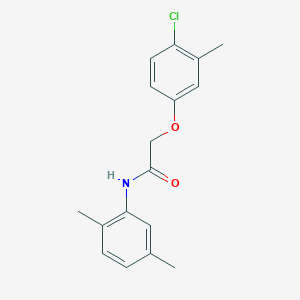 molecular formula C17H18ClNO2 B5776211 2-(4-chloro-3-methylphenoxy)-N-(2,5-dimethylphenyl)acetamide 