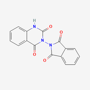 molecular formula C16H9N3O4 B5776227 3-(1,3-dioxo-1,3-dihydro-2H-isoindol-2-yl)-2,4(1H,3H)-quinazolinedione 