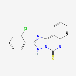 molecular formula C15H9ClN4S B5776285 2-(2-chlorophenyl)[1,2,4]triazolo[1,5-c]quinazoline-5-thiol 