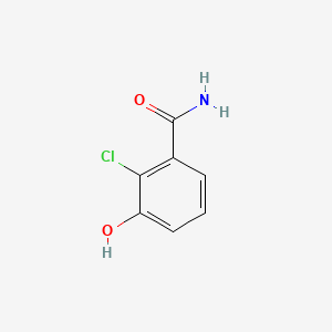 molecular formula C7H6ClNO2 B577629 2-Chloro-3-hydroxybenzamide CAS No. 1243459-80-4