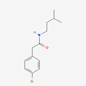 2-(4-bromophenyl)-N-(3-methylbutyl)acetamide