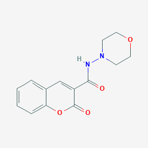 molecular formula C14H14N2O4 B5776418 N-4-morpholinyl-2-oxo-2H-chromene-3-carboxamide 