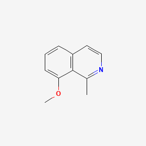 molecular formula C11H11NO B577643 8-Methoxy-1-methylisoquinoline CAS No. 1231948-70-1