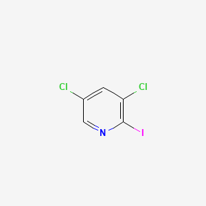 molecular formula C5H2Cl2IN B577646 3,5-Dichloro-2-iodopyridine CAS No. 1214350-54-5