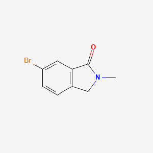 molecular formula C9H8BrNO B577647 6-溴-2-甲基异吲哚啉-1-酮 CAS No. 1254319-51-1