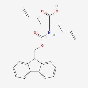 2-((((9H-Fluoren-9-yl)methoxy)carbonyl)amino)-2-(but-3-en-1-yl)hex-5-enoic acid