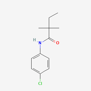 molecular formula C12H16ClNO B5776524 N-(4-chlorophenyl)-2,2-dimethylbutanamide CAS No. 6170-97-4