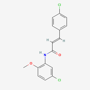 N-(5-chloro-2-methoxyphenyl)-3-(4-chlorophenyl)acrylamide