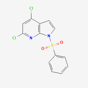 1-(Phenylsulfonyl)-4,6-dichloro-7-azaindole