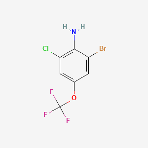 2-Bromo-6-chloro-4-(trifluoromethoxy)aniline