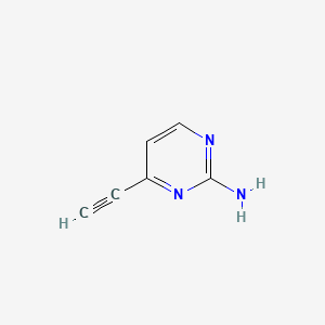 4-Ethynylpyrimidin-2-amine