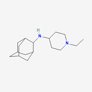 molecular formula C17H30N2 B5776623 N-2-adamantyl-1-ethyl-4-piperidinamine 