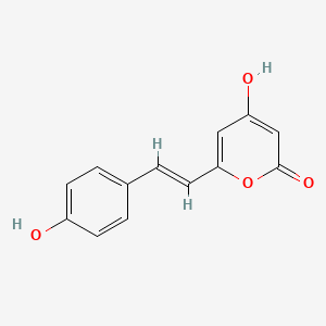 molecular formula C13H10O4 B577666 Bisnoryangonin CAS No. 13709-27-8