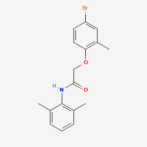molecular formula C17H18BrNO2 B5776680 2-(4-bromo-2-methylphenoxy)-N-(2,6-dimethylphenyl)acetamide 