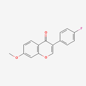 molecular formula C16H11FO3 B5776747 3-(4-fluorophenyl)-7-methoxy-4H-chromen-4-one 