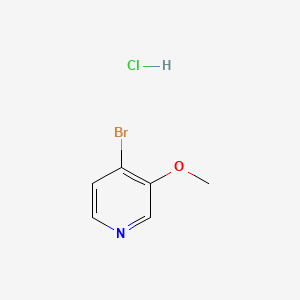 molecular formula C6H7BrClNO B577676 4-溴-3-甲氧基吡啶盐酸盐 CAS No. 1209335-53-4