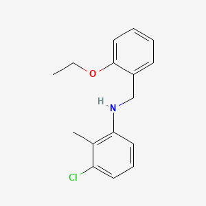molecular formula C16H18ClNO B5776762 (3-chloro-2-methylphenyl)(2-ethoxybenzyl)amine 