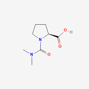 B577677 (S)-1-(Dimethylcarbamoyl)pyrrolidine-2-carboxylic Acid CAS No. 1305322-88-6