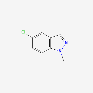 molecular formula C8H7ClN2 B577678 5-Chloro-1-methyl-1H-indazole CAS No. 1209268-02-9