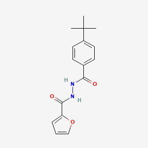 molecular formula C16H18N2O3 B5776798 N'-(4-tert-butylbenzoyl)-2-furohydrazide 