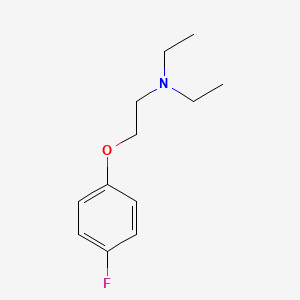 molecular formula C12H18FNO B5776804 N,N-diethyl-2-(4-fluorophenoxy)ethanamine 