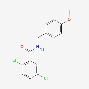 molecular formula C15H13Cl2NO2 B5776810 2,5-dichloro-N-(4-methoxybenzyl)benzamide 