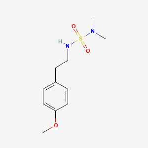 molecular formula C11H18N2O3S B5776875 N'-[2-(4-methoxyphenyl)ethyl]-N,N-dimethylsulfamide 