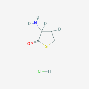 B577688 DL-Homocysteine Thiolactone-3,3,4,4-d4HCl CAS No. 1219805-31-8