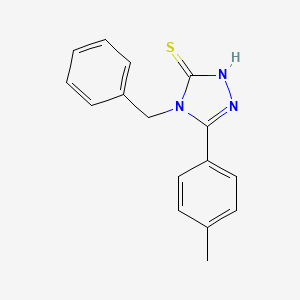 molecular formula C16H15N3S B5776915 4-benzyl-5-(4-methylphenyl)-2,4-dihydro-3H-1,2,4-triazole-3-thione 
