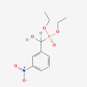 molecular formula C11H16NO6P B5777023 diethyl [hydroxy(3-nitrophenyl)methyl]phosphonate CAS No. 50652-91-0