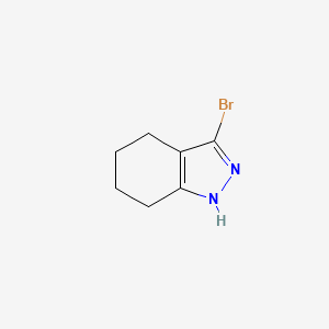 molecular formula C7H9BrN2 B577705 3-bromo-4,5,6,7-tetrahydro-1H-indazole CAS No. 1246553-15-0