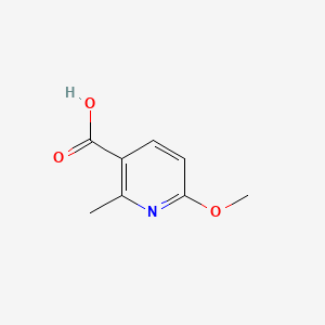 molecular formula C8H9NO3 B577720 6-Methoxy-2-methylpyridine-3-carboxylic acid CAS No. 1227515-71-0