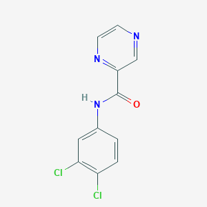 molecular formula C11H7Cl2N3O B5777217 N-(3,4-dichlorophenyl)-2-pyrazinecarboxamide CAS No. 126532-06-7