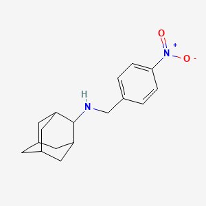 molecular formula C17H22N2O2 B5777227 2-adamantyl(4-nitrobenzyl)amine 